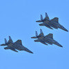 航空自衛隊 F-15DJによるフライパス