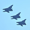 航空自衛隊 F-15DJによるフライパス