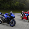 ホンダ CBR1000RR-Rとヤマハ YZF-R1
