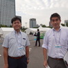 スバル技術本部ADAS開発部の荒井英樹さん(左)と阿部幸一さん