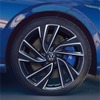 VW ゴルフR/ゴルフRヴァリアント ブルーブレーキキャリパー/19インチアルミホイールル