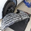 フロントはインナーカバー側に施工される