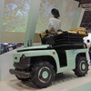 ヤマハ発動機が公開した「Auto Guided Orchard Support vehicle」（果樹園作業支援自動走行車）
