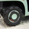 ヤマハ発動機が公開した「Auto Guided Orchard Support vehicle」（果樹園作業支援自動走行車）