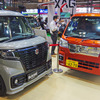 スズキとダイハツが農業分野でタッグ。「第9回国際スマート農業EXPO」では2社の軽商用車がブースに並んだ。