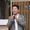 SAKURA COFFEE オープン記念イベントに登壇する日産自動車 神田昌明氏