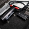 パワーアンプの電源を安定させる目的で用いられているキャパシター。M&MデザインのCAP5000を使って高品質を極める。