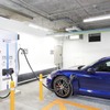 ホテルニューオータニ駐車場に設置されたEV用急速充電器「HFR1-120B10」