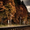 国道上の代替バス路線からルートが外れる形となっている銀山駅。駅から国道へは仁木町営のバスが連絡することが検討される。