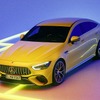 メルセデスAMG、1台限りの高性能PHEVは全身イエロー…テニス界のレジェンドと協力