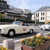 門司港駅に向かうメルセデス ベンツ 190SL