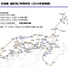 JR西日本在来線線区別利用状況（2019年度実績）