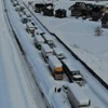 大雪による立ち往生の様子