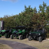 カワサキが発売するATV3種、右端がMULE PRO-FXT EPS