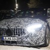 メルセデスAMG GT 4ドアクーペ 改良新型プロトタイプ（スクープ写真）