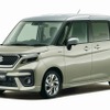 スズキ ソリオ バンディット ハイブリッドSV（キャラバンアイボリーパールメタリック シルバー2トーンルーフ）