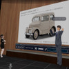 1947年、国の政策で電気自動車が奨励されたときに作られた「たま電気自動車」。走行距離65Km、最高速度35km/h。