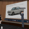 日産自動車とプリンス自動車の合併後に生まれたスカイラインは「ハコスカ」の名で呼ばれた（1968年）。当時としては珍しい動物をモチーフとしたデザイン。