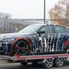 BMW M社が開発する4モーターEVのプロトタイプ（スクープ写真）