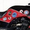 ステッカーが貼られているGPZ900R