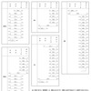 3500系定期運行の運用表。