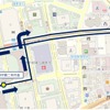 自動運転バスのコース