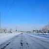 アイスバーンになった高速道路、天気は快晴（ドラレコ映像切り出し）