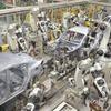 自動車の生産ライン