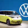 ロサンゼルスモーターショー2022に展示されたVWの電動ミニバン、ID.Buzz