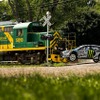 「ジムカーナ」の第9作では、踏切に突入する列車スレスレを通過するスタントも成功