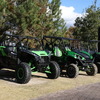 カワサキ TERYX4 S LE、TERYX KRX 1000、MULE PRO-FXT EPS（左から）