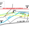 名鉄三河線若林駅付近連続立体交差事業の区間。