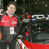 D-SPORT RACINGドライバーの相原泰祐氏（ダイハツブース/東京オートサロン2023）