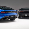 日産 フェアレディZ 新型（左）とZ32型（右）のリア