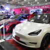 東京オートサロンに展示されたテスラ車（参考画像）