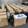 JICAに納品された発電機