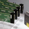 プロトタイプ基板のアンテナ部（キーサイト・テクノロジーが出展したレーダーシーンエミュレーター）