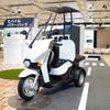 三輪かつスイングしない大型低床荷台で重量物やかさばる荷物の配送に適した『GYRO e：』