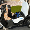 『GYRO e：』はモバイルパワーパックを動力源とする電動二輪車