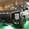 車内Wi-Fiを装備したcarrozzeria最新楽ナビ搭載キャンピングカーを展示…ジャパンキャンピングカーショー2023