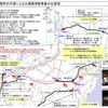 新名神で発生した大雪時の渋滞による大規模滞留事象の位置図