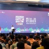 インドネシア/ジャカルタで2月16日（現地時間）に開催されたIIMS2023。オープニングセレモニーではジョコ大統領が出席した