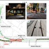 脱線事故の概要。宇都宮駅東口停留場2番線への入線試験後、ポイントの入線試験を行なうため、再度、「ライトキューブ宇都宮」南側交差点付近から2番線停留場へ進入したところ、停留場手前のカーブで脱線した。