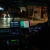 タクシー車両内にあるドライバー用タブレット端末