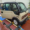 名古屋大学のシャシーダイナモでテスト中のミニマムモビリティ コンセプト。