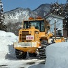 除雪作業の実証実験の様子