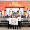 ダカールラリー2023で市販車部門V10のトヨタ車体チーム。三浦は2位