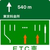 高速道路での案内
