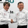 近藤真彦氏（左）と中嶋悟氏（右）
