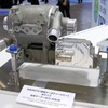 まもなく市販されるという新世代のターボチャージャー（IHIブース/FC EXPO 2023）
